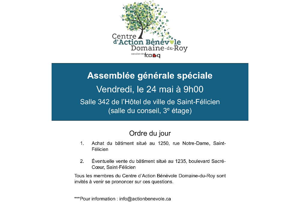 Assemblée générale spéciale